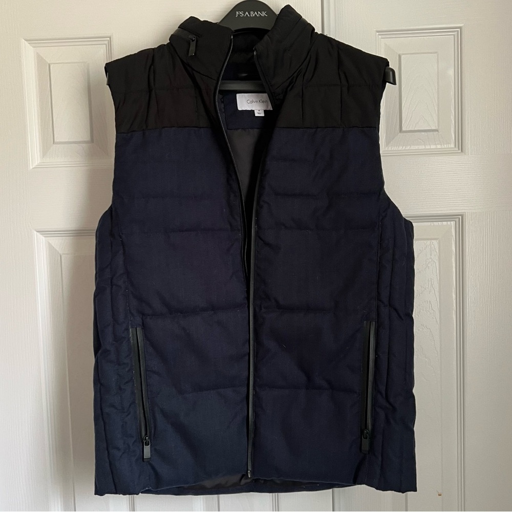 Men’s Calvin Klein Black and Navy Puffer Vest